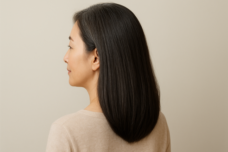 白髪染めのパサつき解消には潤う白髪染め！